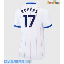 Camisa de time de futebol Chelsea Morgan Rogers #17 Replicas 3º Equipamento Feminina 2026-27 Manga Curta